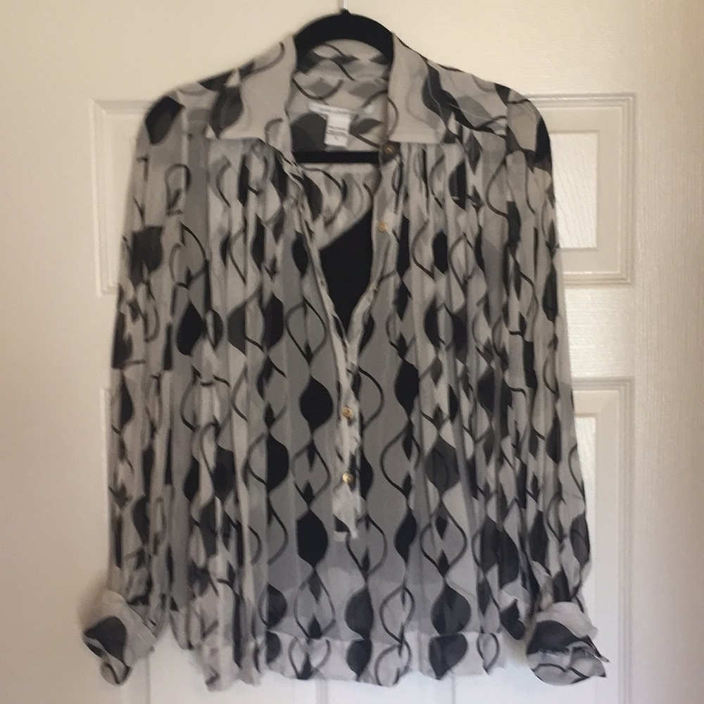 EUC DVF blouse and silk tank